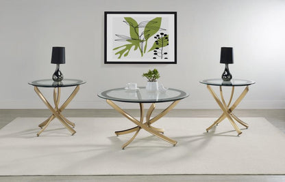 Brooke - Round Coffee Table Set