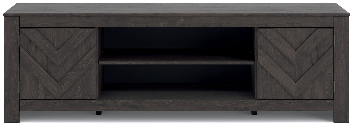 Cayboni - LG TV Stand With Fireplace Option