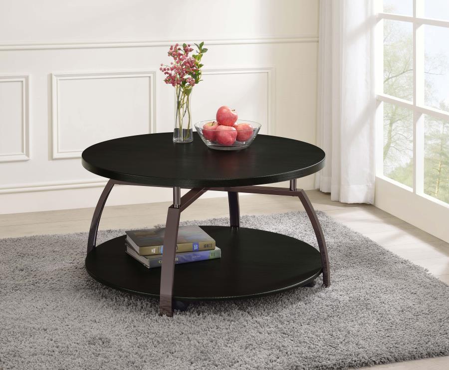 Dacre - Round Engineered Wood Top Table