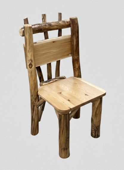 Valcour Rustic Aspen Dining Table w/ 4 chairs and Bench