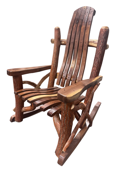 Log Walnut Rocker