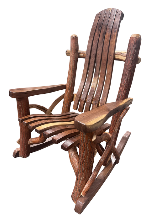 Log Walnut Rocker