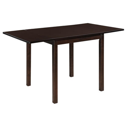 Kelso - 3 Piece Drop Leaf Dining Table Set - Cappuccino