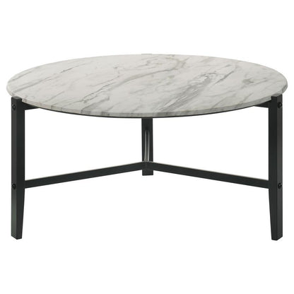 Tandi - Round Faux Marble Table