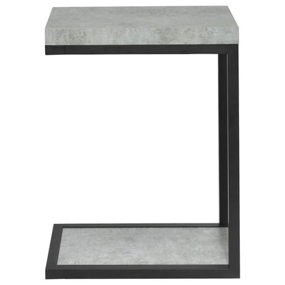 Beck - Engineered Wood C-Shape Sofa Side Table