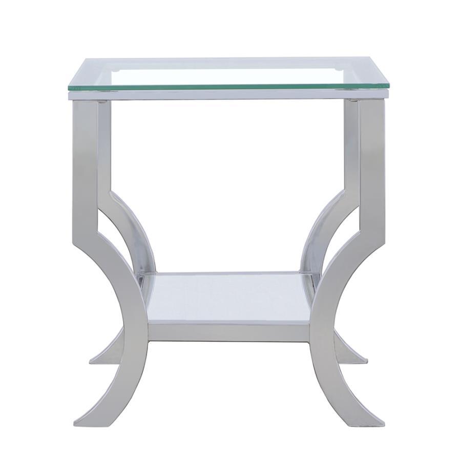 Saide - Rectangular Glass Top Table