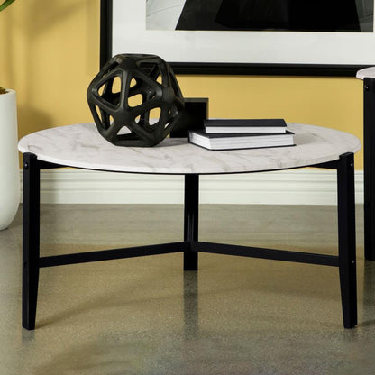 Tandi - Round Faux Marble Table