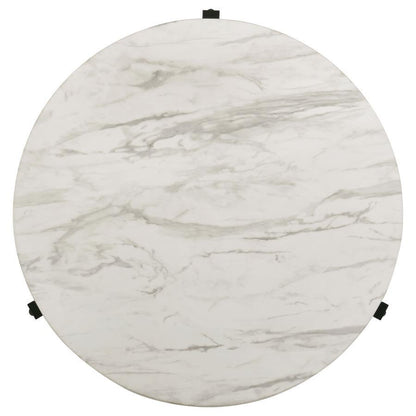 Tandi - Round Faux Marble Table