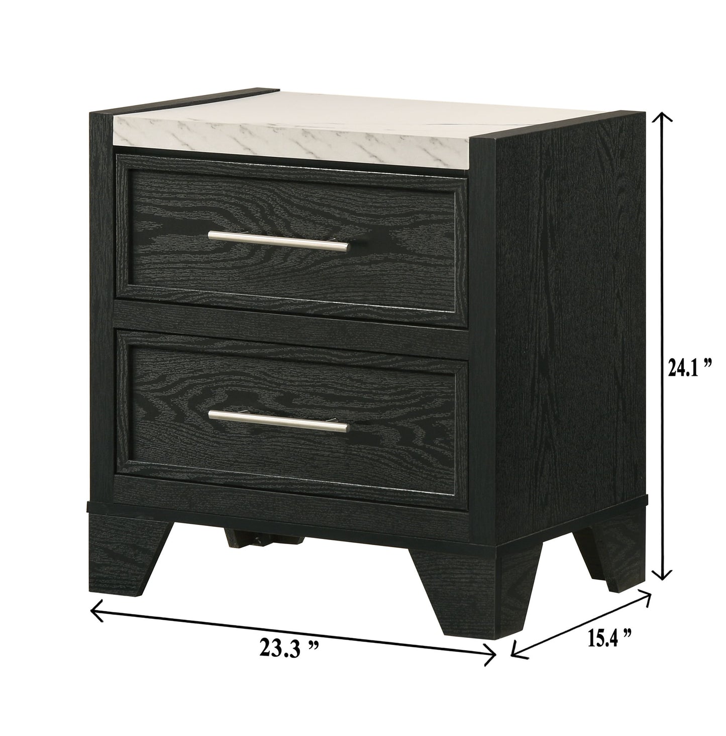 Lamar - Nightstand - Black