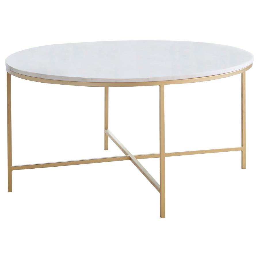 Ellison - Round Marble Top Table