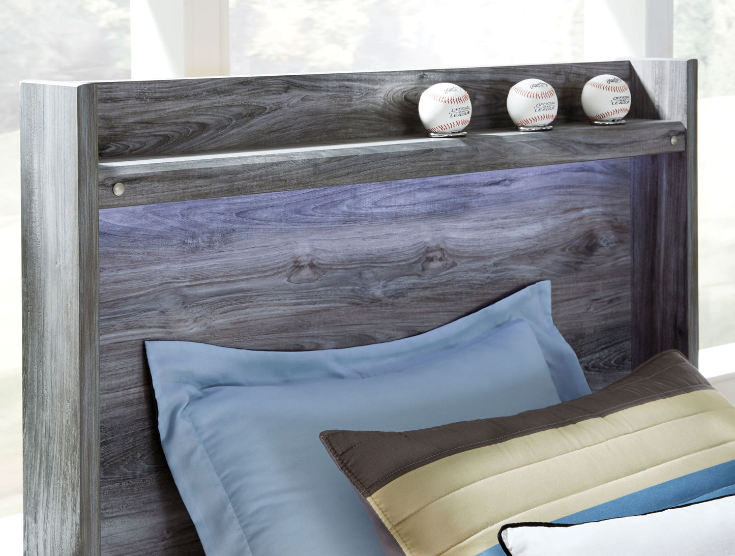 Baystorm - Panel Bedroom Set - Gray