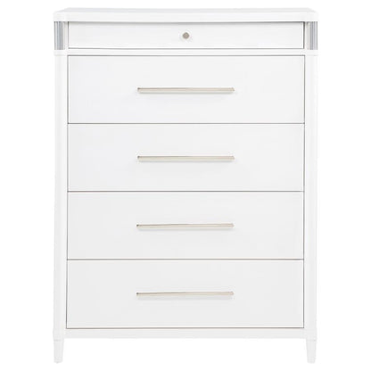 Gracemont - 5-Drawer Bedroom Chest Of Drawers - White
